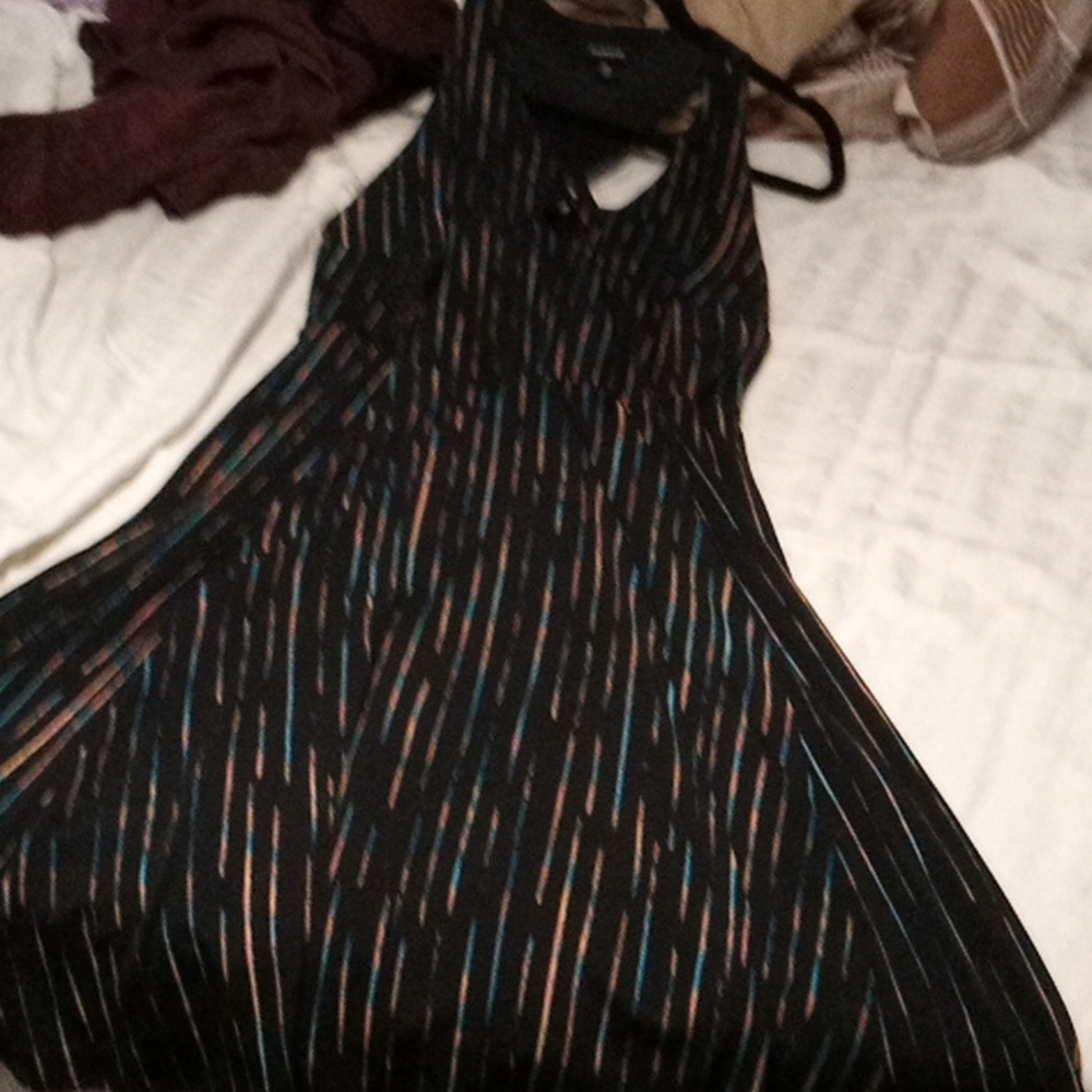 Black multicolor dress